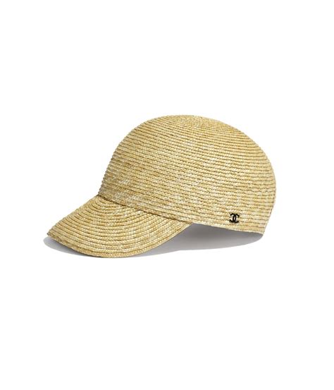 casquette chanel paille